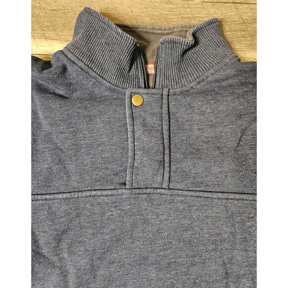 Orvis Signature Quarter-Zip Sweatshirt Dark Blue Size XL - Picture 4 of 10